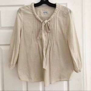 STEVEN ALAN pussy bow frenchy top